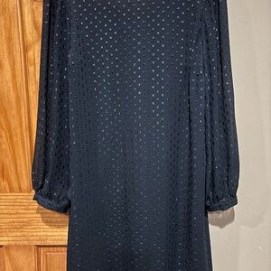 Women’s Ava & Viv Black Long Sleeve Sheath Dress